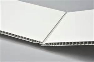Os painéis de teto simples brancos do Pvc cobrem/os painéis parede do quadrado UPVC