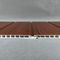 Flexível ultraleve personalizado do painel de parede de WPC para telhar estrutural