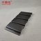 O PVC de superfície liso preto Slatwall almofada 300mm x 17mm
