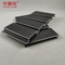 O PVC de superfície liso preto Slatwall almofada 300mm x 17mm