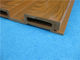 A faia composta plástica de madeira WPC colorido do revestimento da parede almofada o CE/ISO