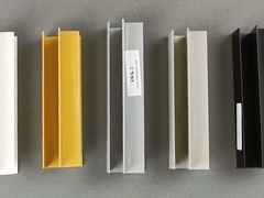 junta de pvc para molduras de slatwall de canto