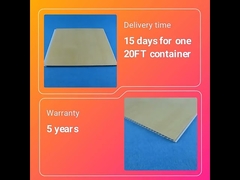 Huaxiajie Venda quente de madeira composto de plástico wpc parede do painel de parede para coberturas estruturais