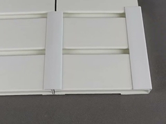 Huaxiajie preço barato ultraleve flexível portátil cinza slatwall para showroom