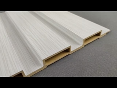 Painel de parede WPC grão de madeira para decoração de parede interna/externa