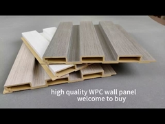 Fácil Instalação 220mm X 9mm Wpc Painel de Parede Exterior Antisséptico Impermeável Anticorrosivo