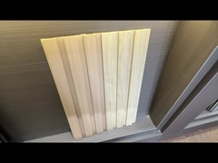 Painel de parede composto à prova de intempéries de WPC fácil instalar e 200sqm limpo MOQ