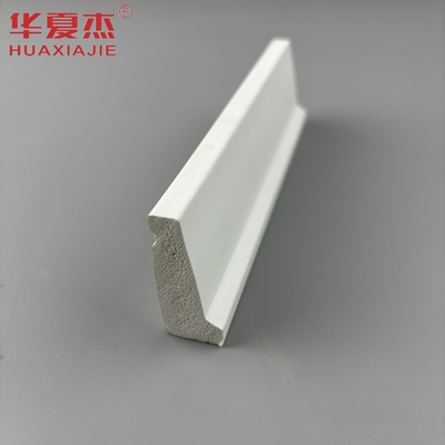 Moagem de PVC resistente à água moldura de telhas de vinil branco 12ft moldura de PVC decoração interior