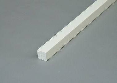 Perfil impermeável da guarnição do PVC do vinil branco cego da parada para o interior