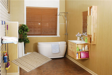 Bom preço painéis de parede laminados recicláveis de 200*6mm WPC para a decoração interior on-line