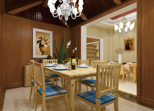 Bom preço Painel integrado composto do quadro do revestimento da parede do fundo WPC da sala de jantar on-line