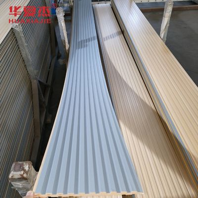 Bom preço Painel de Parede Ranhurado Wpc de Superfície Azul Painéis Wpc de Alta Qualidade Decoração de Interiores on-line