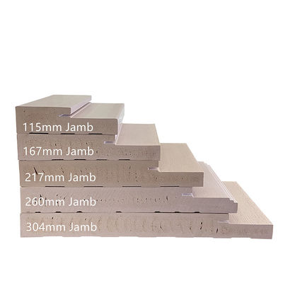 Bom preço O quadro de porta impermeável 4 9/16 e 6 de Wpc 9/16 de tipo contínuo de madeira grão Textured on-line