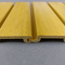 slatwall do pvc da prova de fogo para a cor de suspensão da madeira das exposições 12 polegadas 4 pés ou 8 pés