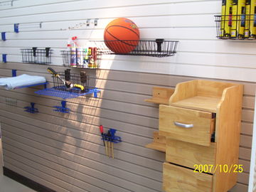 Painéis de parede de ardósia branca durável painéis de garagem de pvc decoração interior