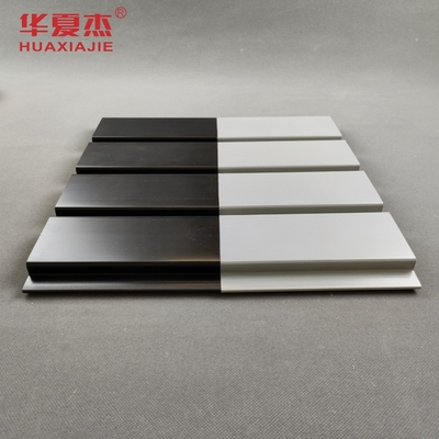 o PVC Slatwall de 1.7kg/M Easy Installation almofada o painel de parede material da garagem da decoração interna