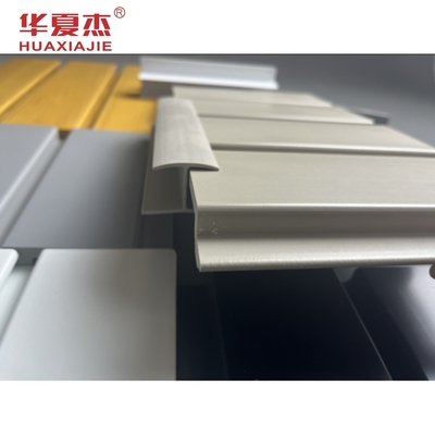 Material interno da decoração do painel de superfície liso da garagem do painel do PVC Slatwall