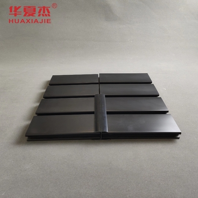 Material de decoração de painel de garagem interna de pvc slatwall de alta qualidade