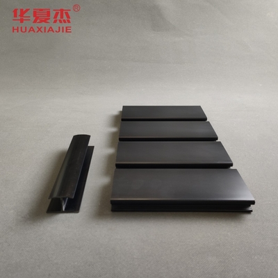 Material de decoração de painel de garagem interna de pvc slatwall de alta qualidade