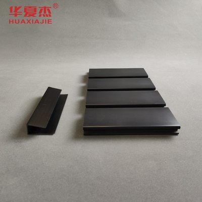 Material de decoração de painel de garagem interna de pvc slatwall de alta qualidade