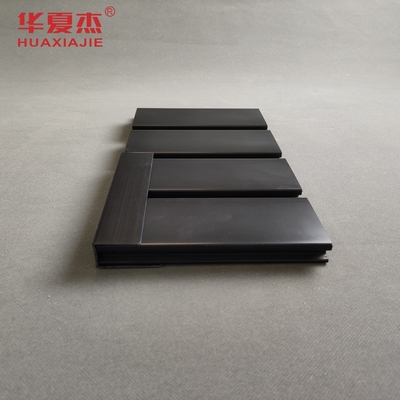 Material de decoração de painel de garagem interna de pvc slatwall de alta qualidade