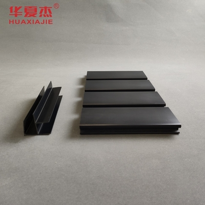 Material de decoração de painel de garagem interna de pvc slatwall de alta qualidade