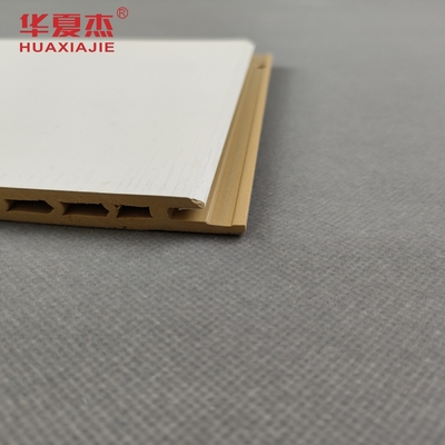 Painel de parede de WPC personalizado à prova d'água 600 mm x 9 mm Decoração exterior
