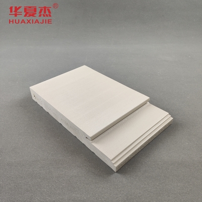 Material de construção de estrutura de porta WPC de 260 mm Madeira Grão PVC WPC Jamb