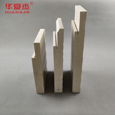 Material de construção de estrutura de porta WPC de 260 mm Madeira Grão PVC WPC Jamb