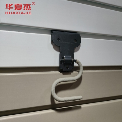 Fácil de instalar PVC Slat Painel de parede Ganchos Garagem Painel de parede Quadro à prova d'água Para decoração