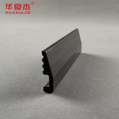 Tabuleiro de base de PVC preto Profil de PVC à prova de umidade para decoração doméstica