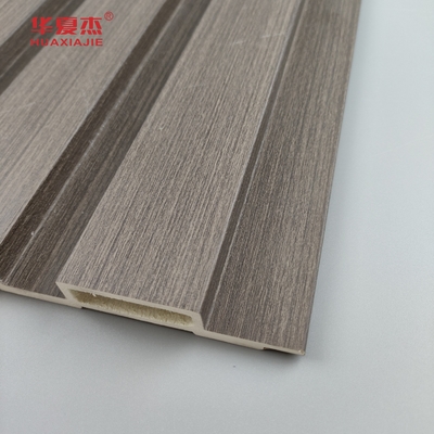 Preço da fábrica por atacado Grãos de madeira Painel de parede flutuado Wpc Casa Decoração interior
