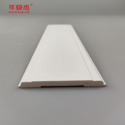 Bom Preço Pvc Mull Strip 2-1/2 Wpc Molding Branco Liso Pvc Mull Mouldings Casa Escritório Decoração