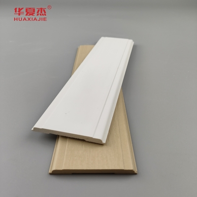 Bom Preço Pvc Mull Strip 2-1/2 Wpc Molding Branco Liso Pvc Mull Mouldings Casa Escritório Decoração