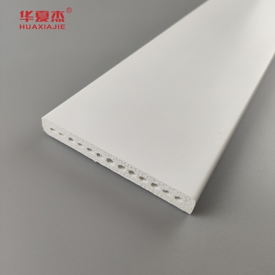 Venda a retalho de Pvc Profil 15/32 X 3-1/2 Planca Pvc 89 X12 mm Planca branca de moldagem