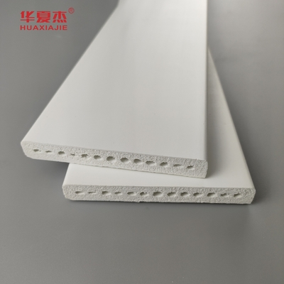 Venda a retalho de Pvc Profil 15/32 X 3-1/2 Planca Pvc 89 X12 mm Planca branca de moldagem