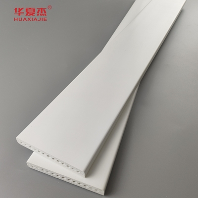 Venda a retalho de Pvc Profil 15/32 X 3-1/2 Planca Pvc 89 X12 mm Planca branca de moldagem