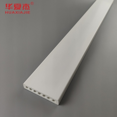 Venda a retalho de Pvc Profil 15/32 X 3-1/2 Planca Pvc 89 X12 mm Planca branca de moldagem