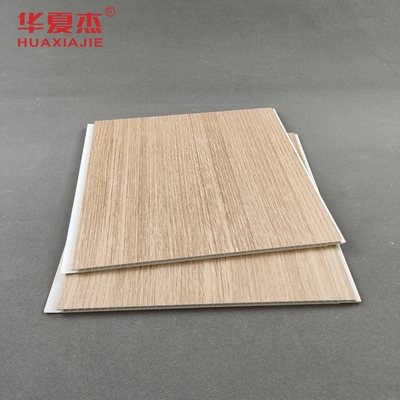 Cor de madeira plástica Heatproof dos painéis de teto do PVC da decoração interior