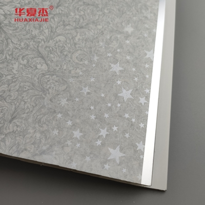 Grátis Clásico Base de cor com brilhante estrela padrão Pvc painel de parede painel de teto interior