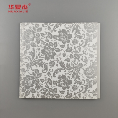 Venda Quente Painel de Parede Pvc de Design Floral Estilo Country Textura Frosted Painel de Pvc laminado Para Decoração de Parede
