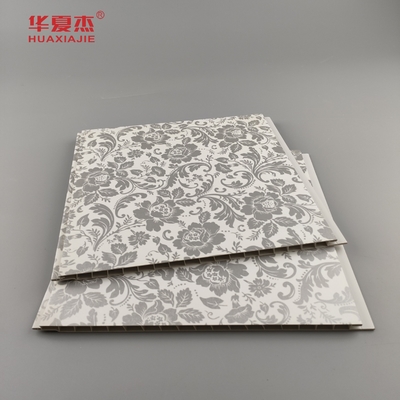Venda Quente Painel de Parede Pvc de Design Floral Estilo Country Textura Frosted Painel de Pvc laminado Para Decoração de Parede