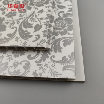 Venda Quente Painel de Parede Pvc de Design Floral Estilo Country Textura Frosted Painel de Pvc laminado Para Decoração de Parede