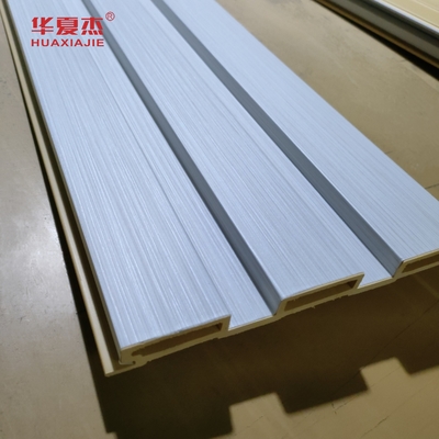 Moderno Design Simplicidade Wpc painel de parede laminado para decoração exterior e interior
