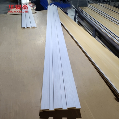 Moderno Design Simplicidade Wpc painel de parede laminado para decoração exterior e interior