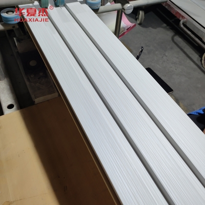Moderno Design Simplicidade Wpc painel de parede laminado para decoração exterior e interior