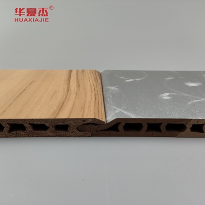 2024 New Design Sliver Luxury Pattern / Nature Woodgrain Wpc Panels para decoração de parede