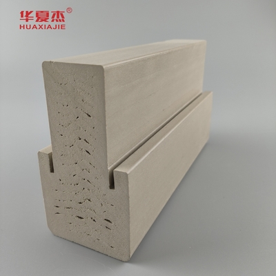 Fácil de limpar Wpc 4.9/16 Mullpost Grãos lisos ou de madeira Wpc Quadro de porta para decoração de portas