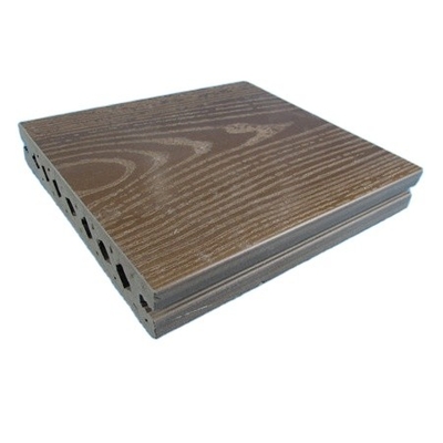 A flor branca do vinil do PVC encaixota a placa composta plástica de madeira Moistureproof