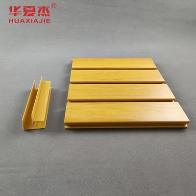 Moldes decorativos fortes do PVC dos painéis de parede do armazenamento do Pvc de Slatwall 4ft 8ft